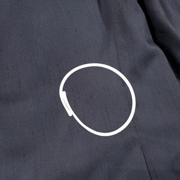 Calvin Klein Men's Suit Jacket Blazer Gray Polyester Rayon Sport Coat Size 42R - Picture 5 of 14